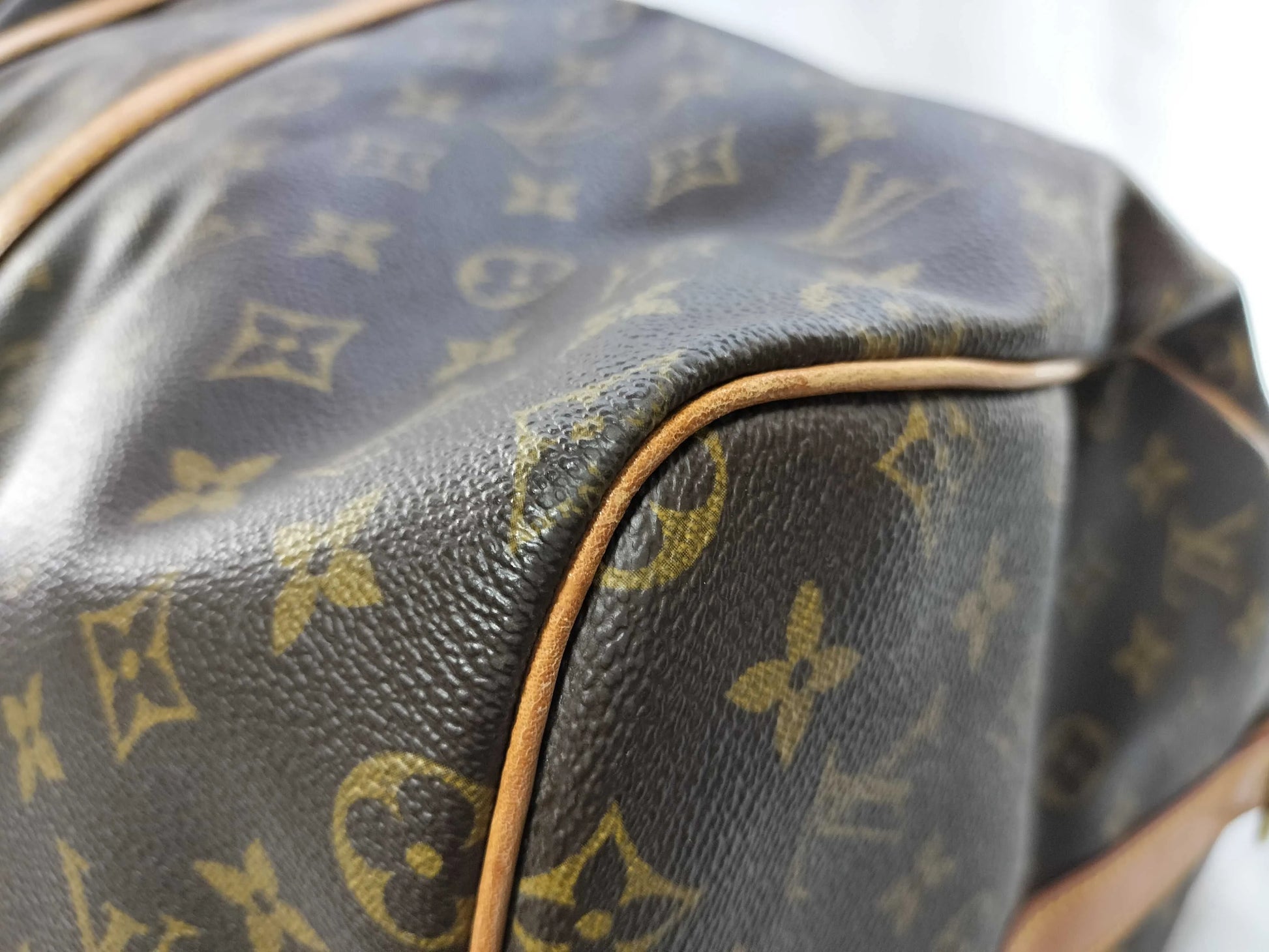 Louis Vuitton Keepall Monogram Canvas, Brown, Canvas, Travel Bag
