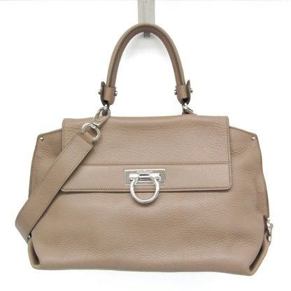 Salvatore Ferragamo Sofia Satchel Leather, Pink, Leather, Handbag