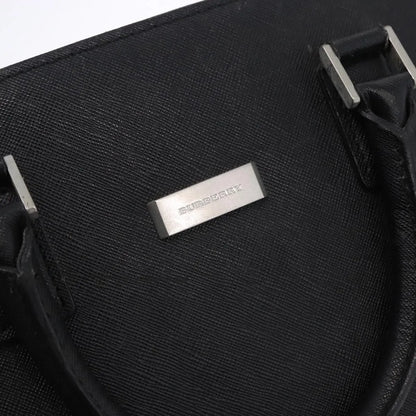 Burberry BUSINESS BLACK LEATHER, Black, Leather, Briefcase