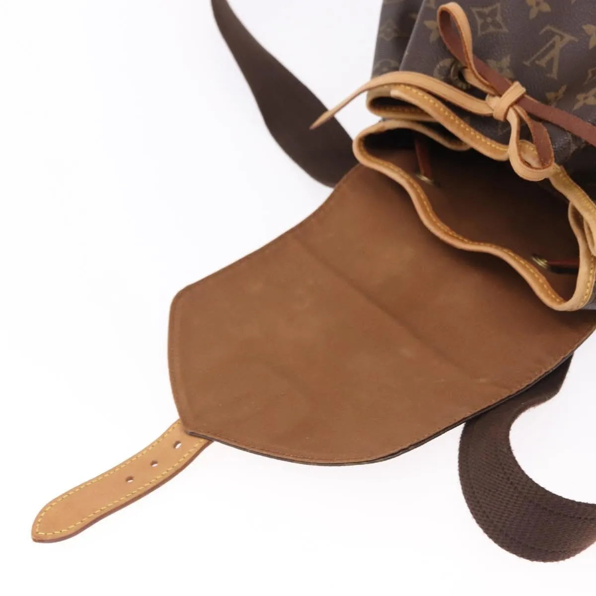 Louis Vuitton Montsouris Monogram, Brown, Canvas, Backpack