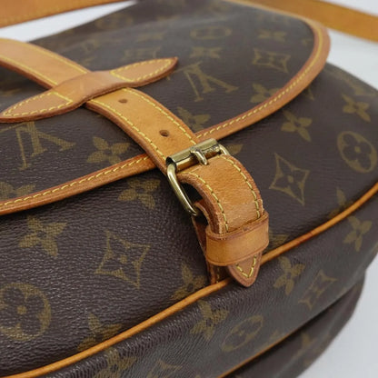 Louis Vuitton Saumur Monogram Canvas, Brown, Canvas, Shoulder Bag
