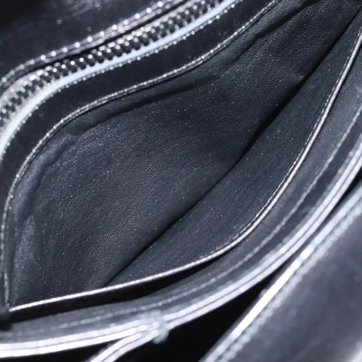 Gucci Vintage Leather, Black, Leather, Shoulder Bag