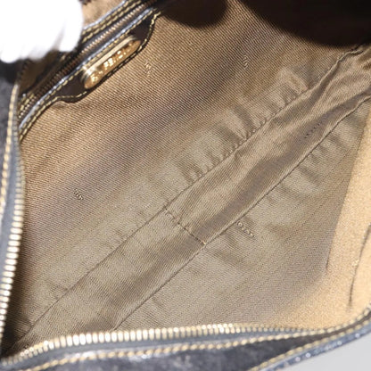 Fendi Chef Hobo Zucca Canvas, Brown, Canvas, Shoulder Bag