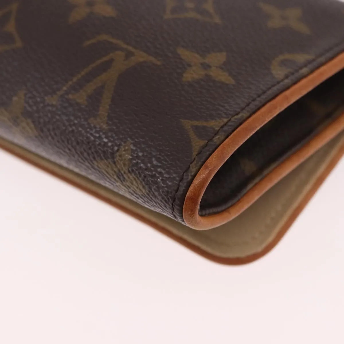 Louis Vuitton Twin Monogram Canvas, Brown, Canvas, Clutch