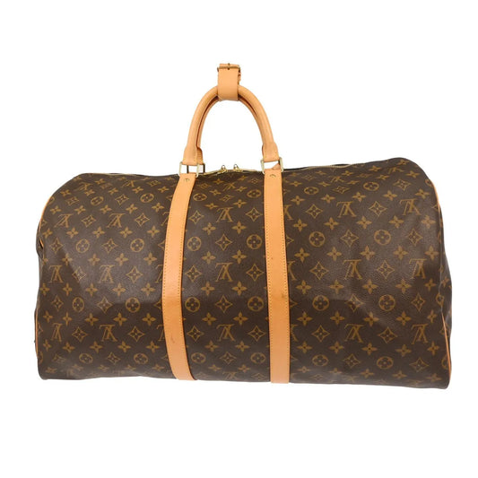 Louis Vuitton Keepall Monogram Canvas, Brown, Canvas, Travel Bag