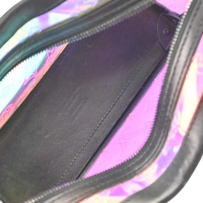 Louis Vuitton Soft Trunk Limited Edition Dark Monogram Prism PVC, Black, Leather, Shoulder Bag