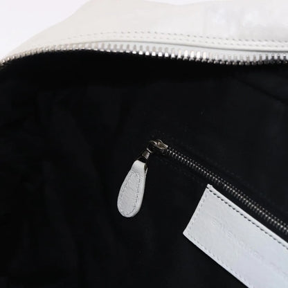 Balenciaga Matelasse Leather, White, Leather, Handbag