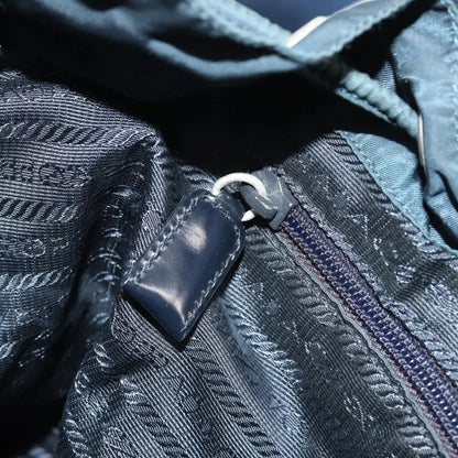 Prada Double Front Pocket Tessuto, Navy, Nylon, Backpack