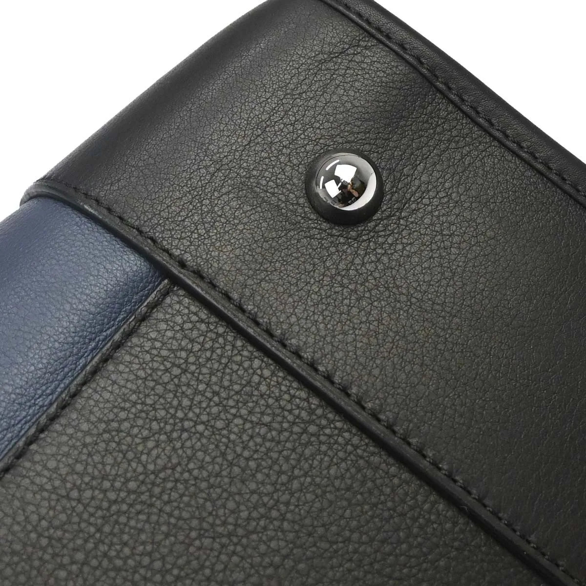 Loewe Amazona NM Leather, Navy, Leather, Handbag