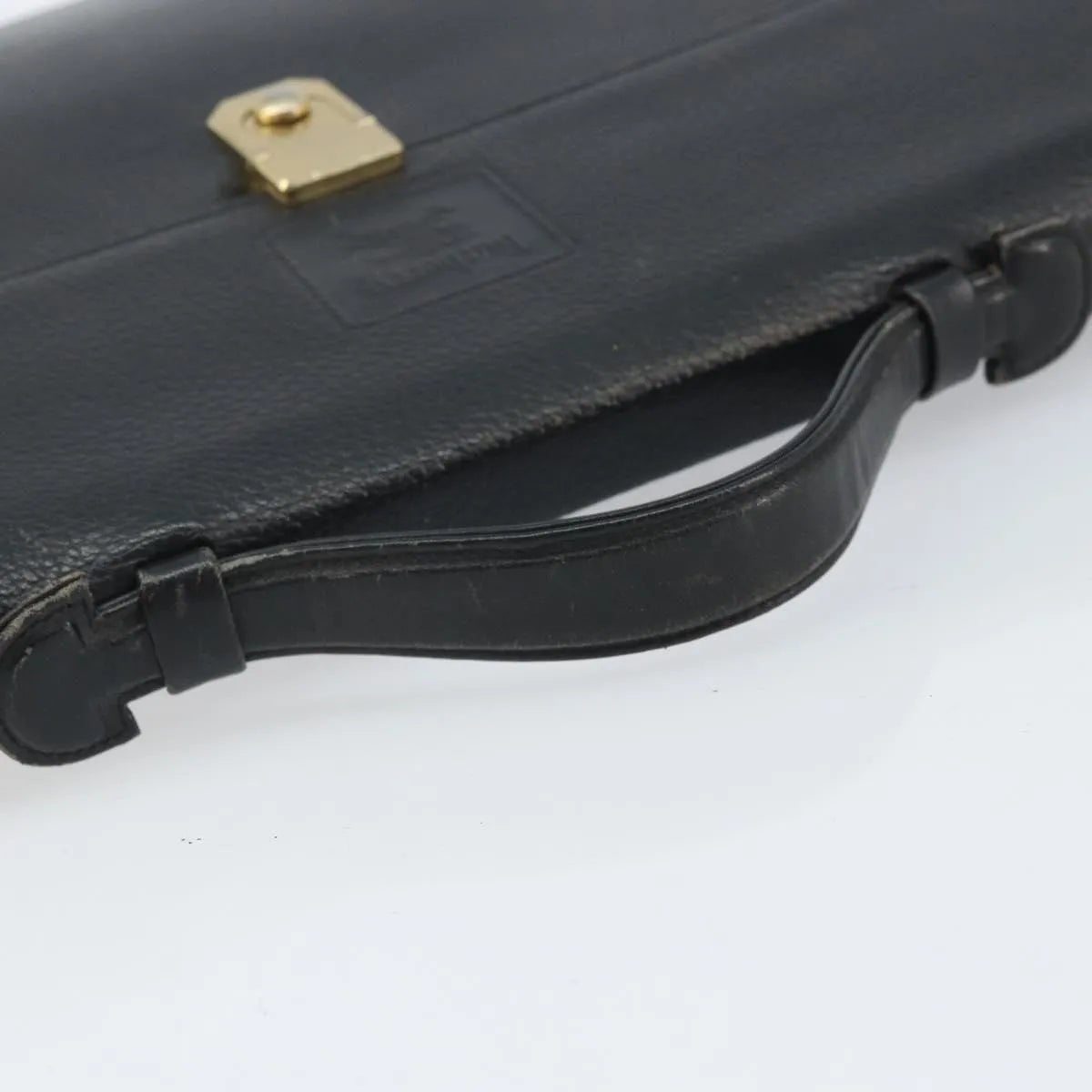 Burberry Vintage Leather, Black, Leather, Briefcase