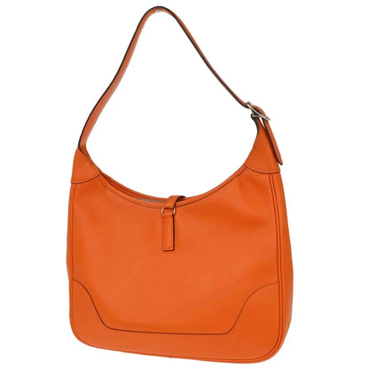 Hermes Trim Epsom, Orange, Leather, Shoulder Bag