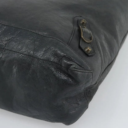 Balenciaga Giant Studs Day Hobo Leather, Green, Leather, Shoulder Bag