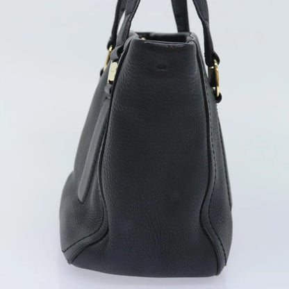 Salvatore Ferragamo Vala Leather, Black, Leather, Handbag