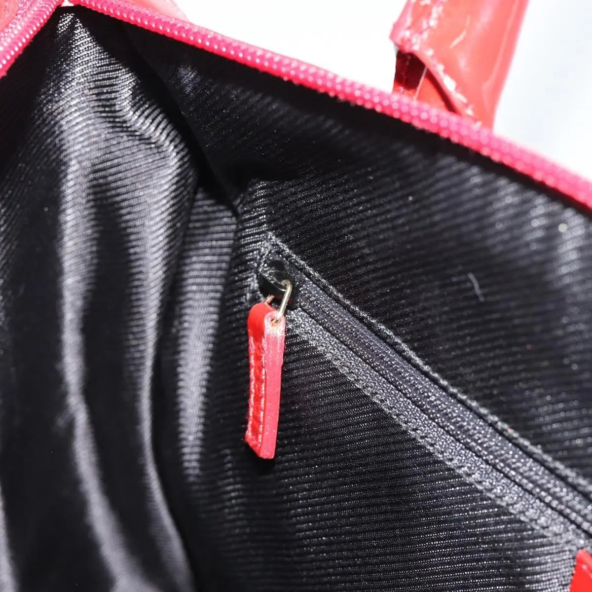 Gucci Structured Top Handle Open Tote GG Canvas, Red, Canvas, Handbag
