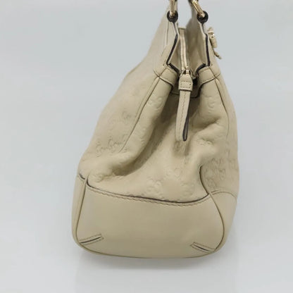 Gucci Mayfair Satchel Guccissima Leather, Beige, Leather, Tote Bag