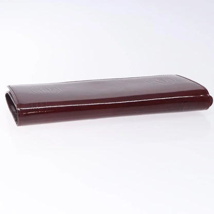 Cartier Happy Birthday Long Patent leather, Burgundy, Patent Leather, Wallet