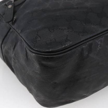 Gucci Zip Messenger GG Imprime, Black, Canvas, Shoulder Bag
