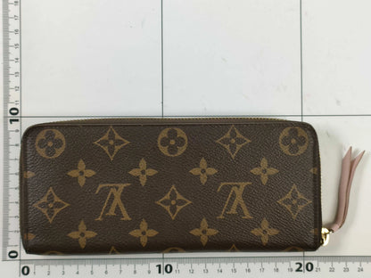 Louis Vuitton Clemence Monogram Canvas, Brown, Canvas, Wallet