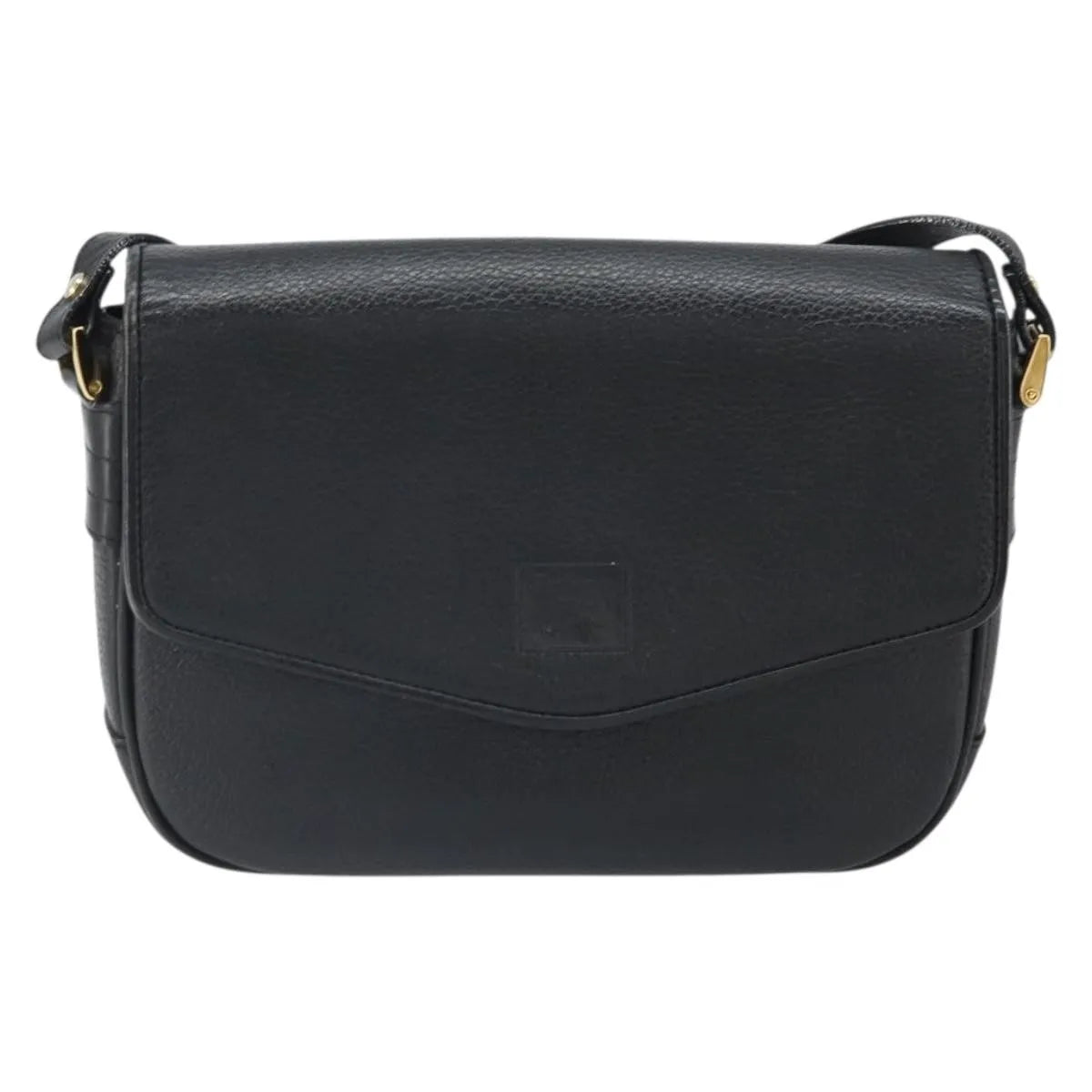 Burberry Vintage Leather, Black, Leather, Shoulder Bag