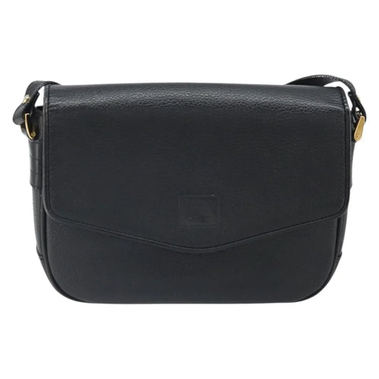 Burberry Vintage Leather, Black, Leather, Shoulder Bag
