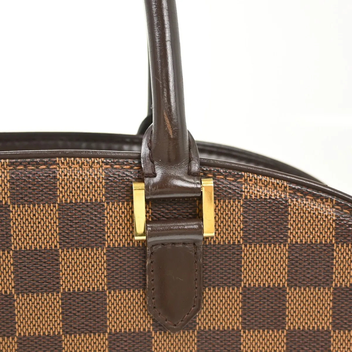 Louis Vuitton Sarria Damier, Brown, Canvas, Handbag