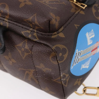 Louis Vuitton Palm Springs Limited, Brown, Canvas, Backpack