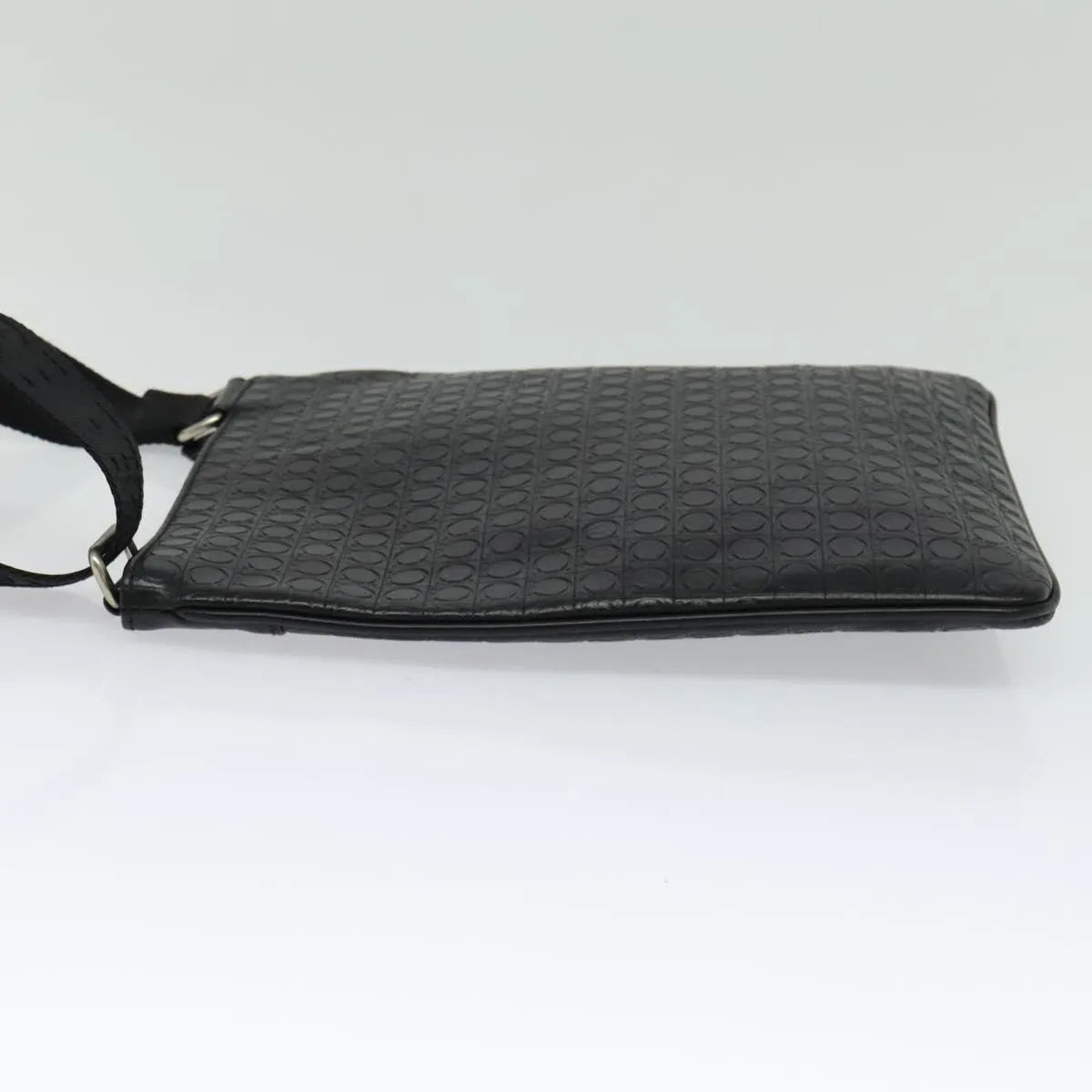 Salvatore Ferragamo Vintage Leather, Black, Leather, Shoulder Bag
