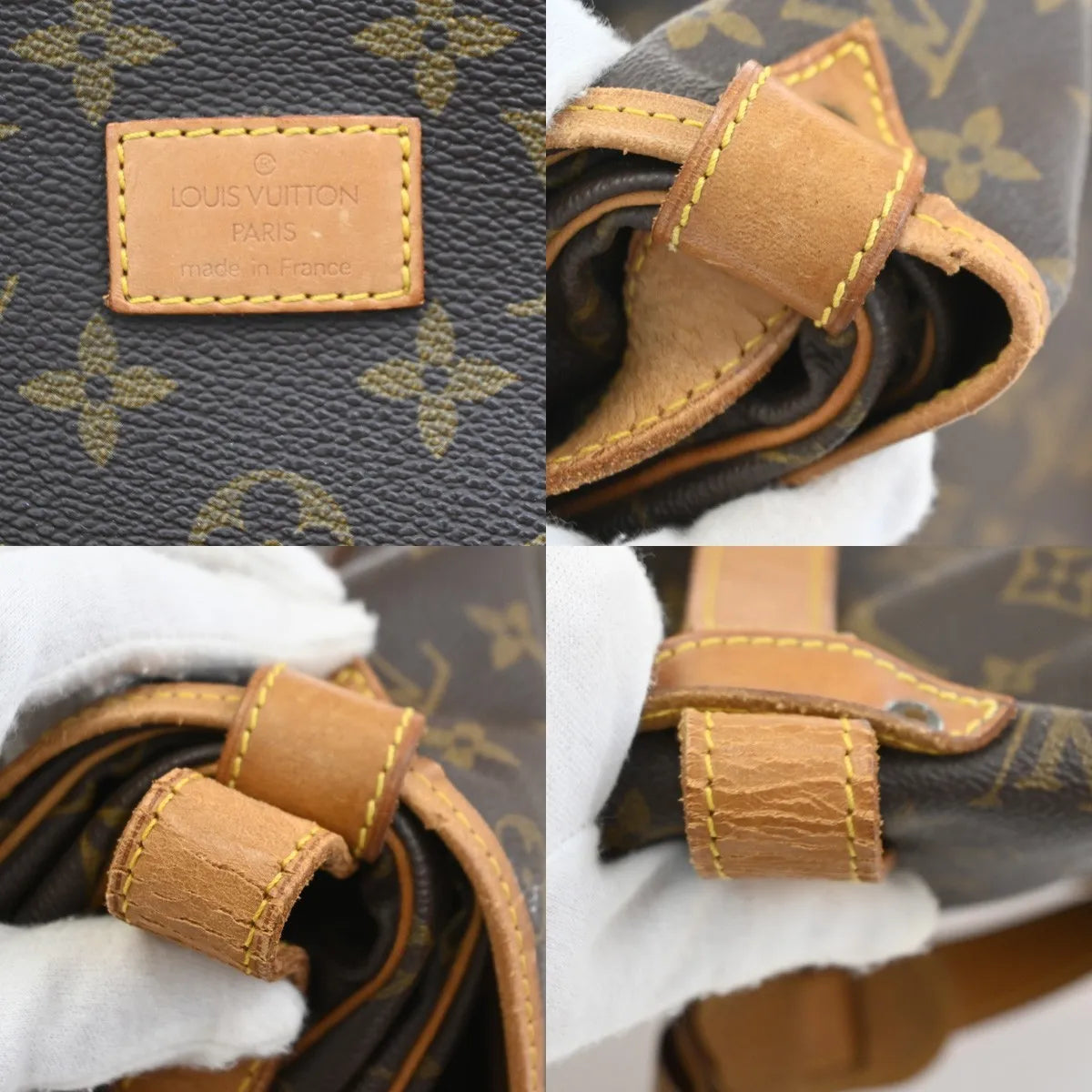 Louis Vuitton Saumur Monogram Canvas, Brown, Canvas, Shoulder Bag