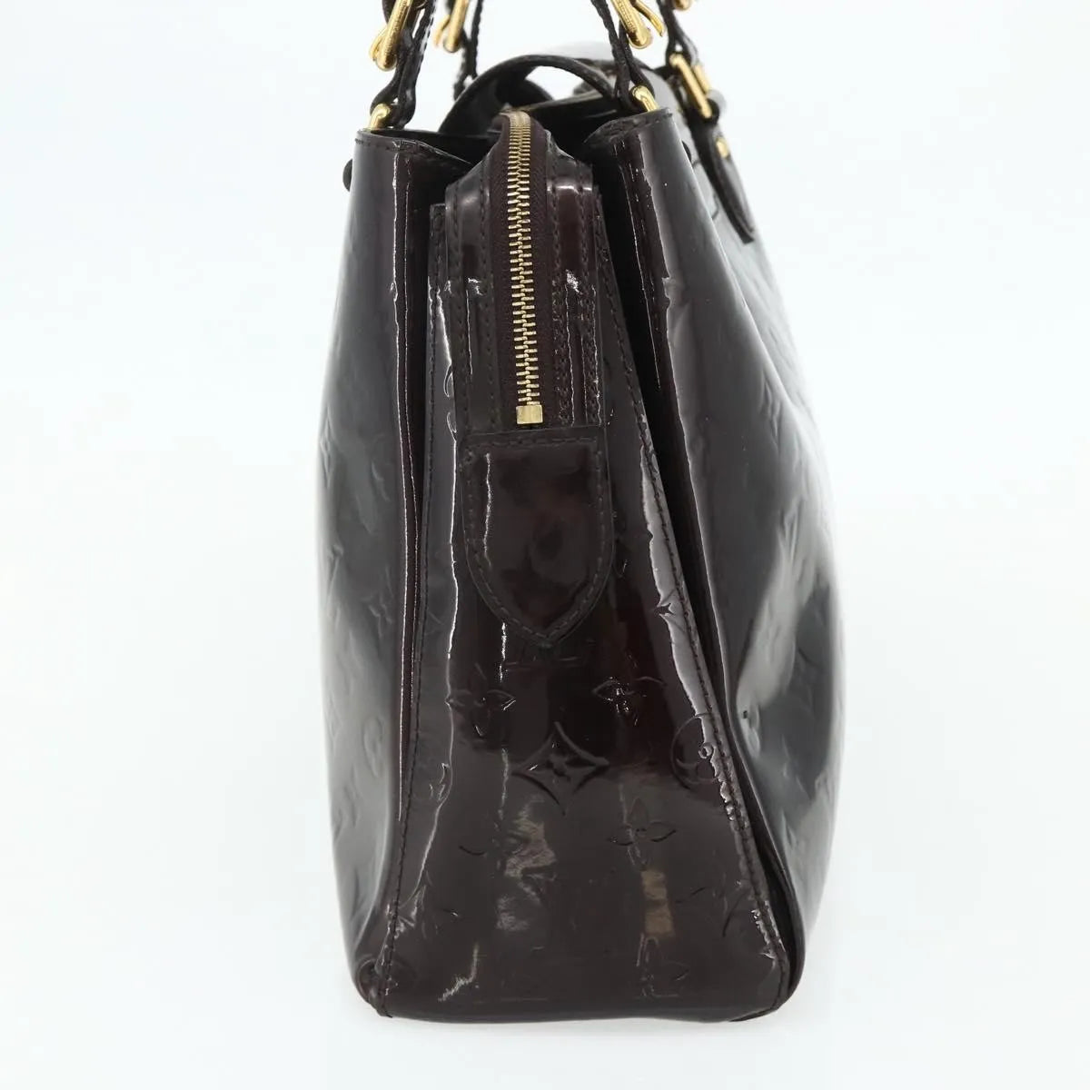 Louis Vuitton Melrose Avenue Monogram Vernis, Burgundy, Patent Leather, Handbag