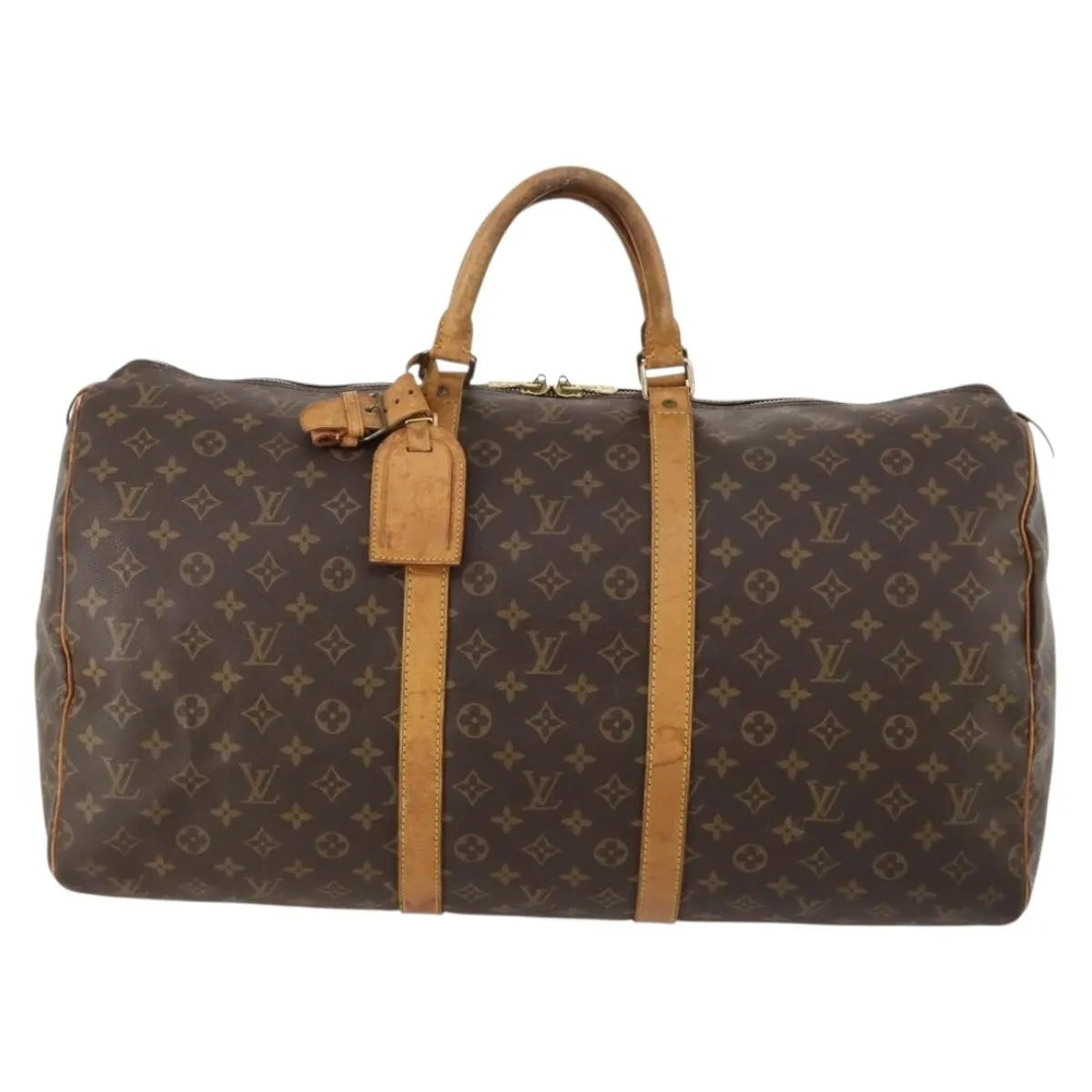 Louis Vuitton Keepall Monogram Canvas, Brown, Canvas, Travel Bag