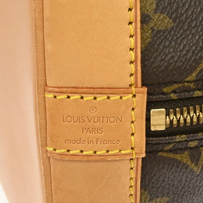 Louis Vuitton Vintage Alma Monogram Canvas, Brown, Canvas, Handbag
