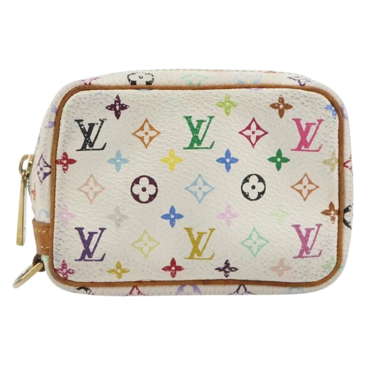 Louis Vuitton Wapity Trousse Monogram Multicolor, White, Canvas, Clutch