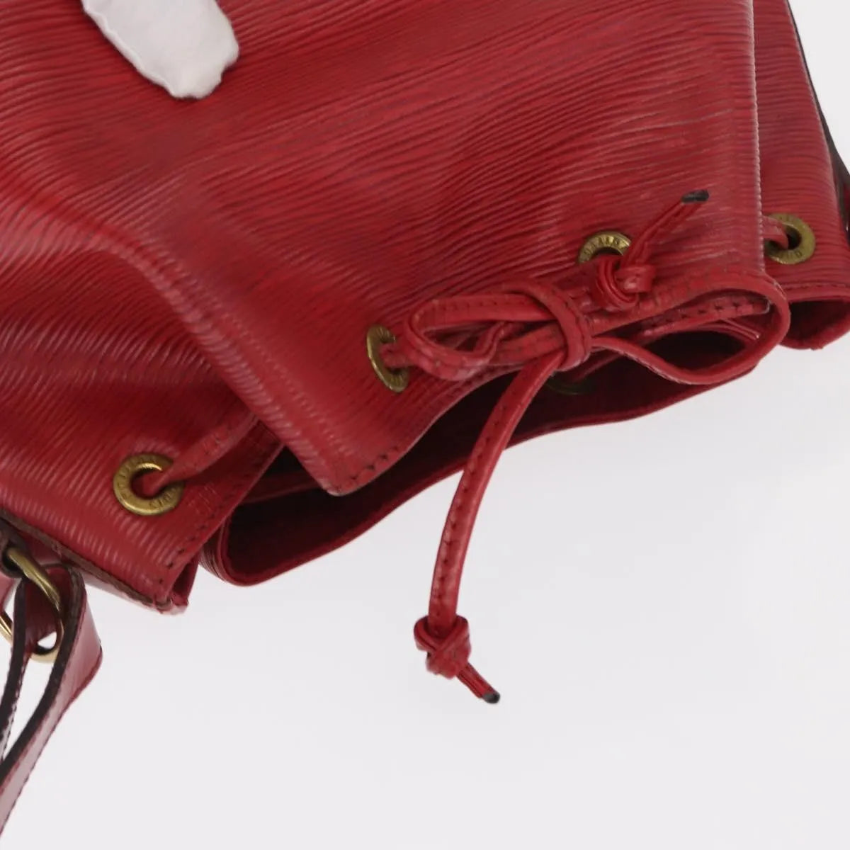 Louis Vuitton Petit Noe Epi Leather, Red, Leather, Shoulder Bag