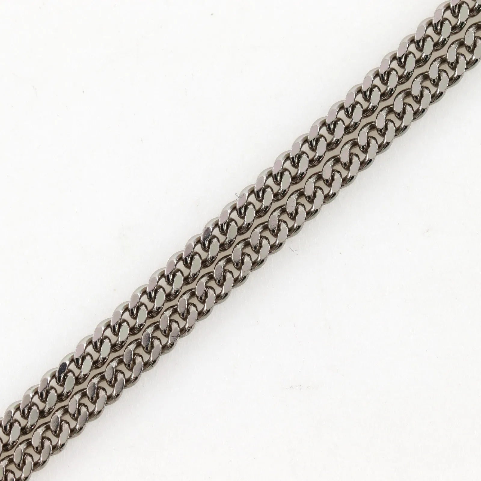 Chanel CC Ball Drop Pendant Metal, Silver, Metal, Necklace