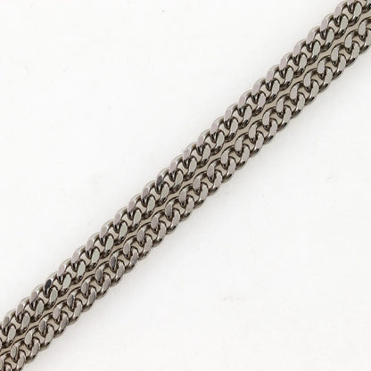 Chanel CC Ball Drop Pendant Metal, Silver, Metal, Necklace