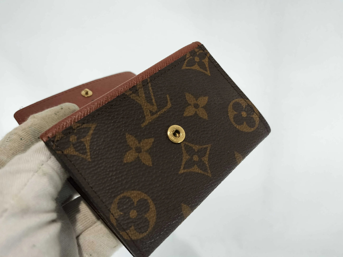 Louis Vuitton Porte-Monnaie Coin Purse Monogram Canvas, Brown, Canvas, Wallet