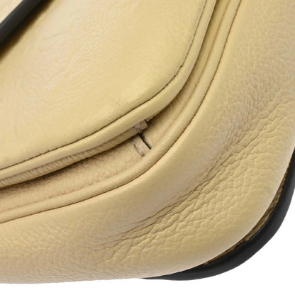 Louis Vuitton Braided Handle Pochette Metis Monogram Empreinte Leather, White, Leather, Handbag