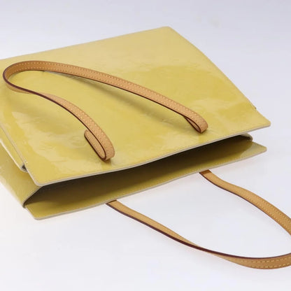 Louis Vuitton Catalina Monogram Vernis, Yellow, Patent Leather, Tote Bag