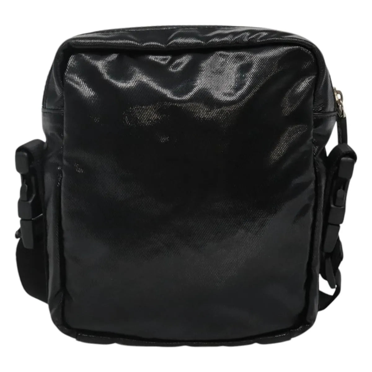 Chanel Sport Line Messenger Coated Canvas, Black, Canvas, Shoulder Bag