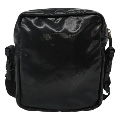 Chanel Sport Line Messenger Coated Canvas, Black, Canvas, Shoulder Bag