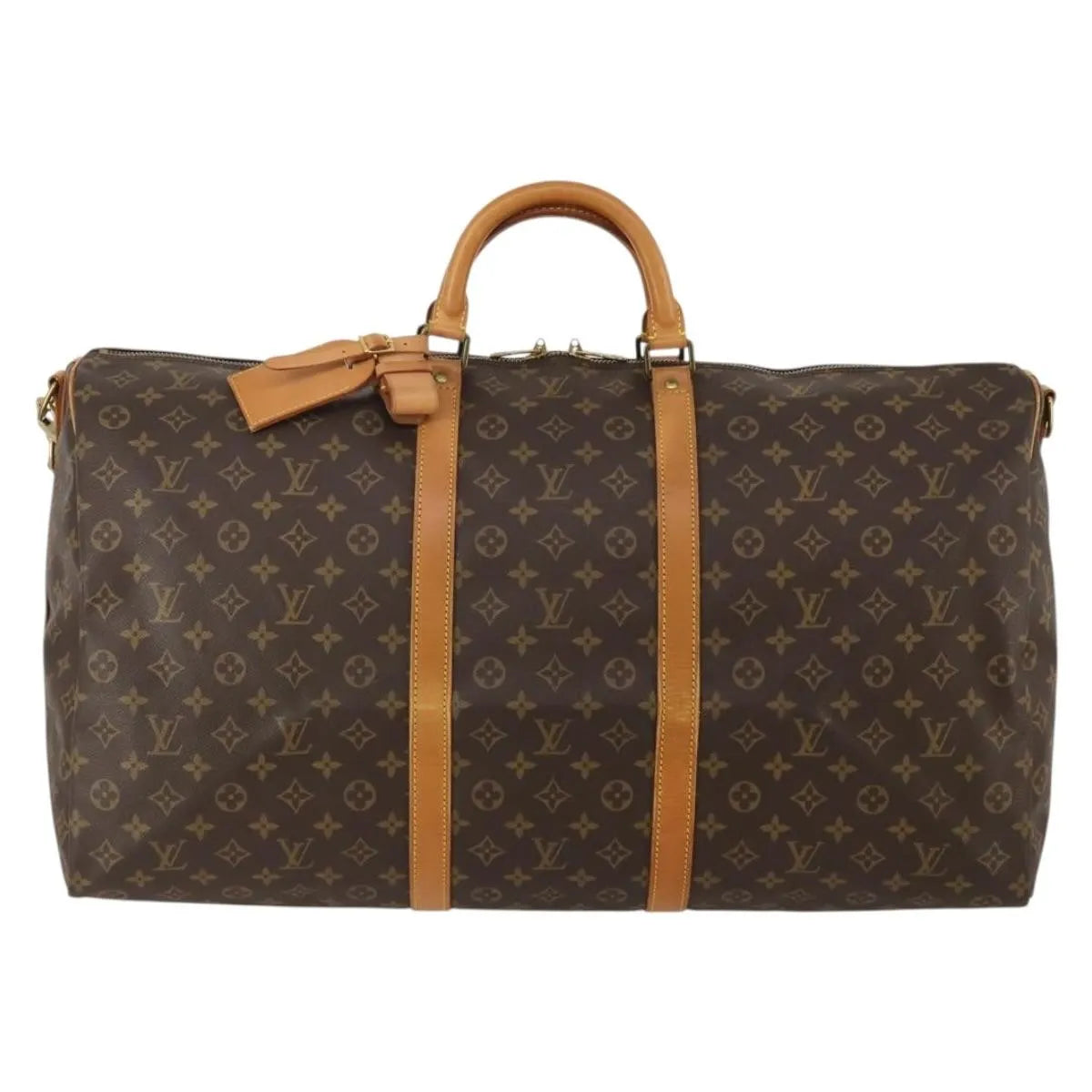 Louis Vuitton Keepall Bandouliere Monogram Canvas, Brown, Canvas, Travel Bag