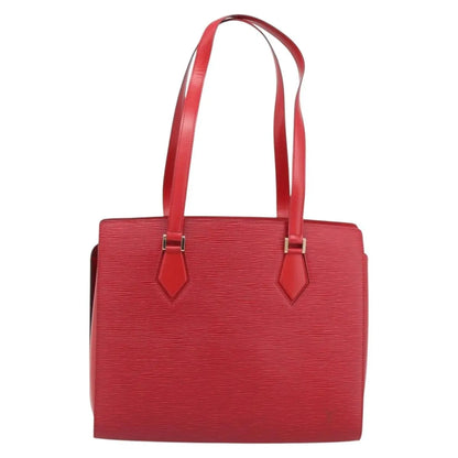 Louis Vuitton Duplex Epi Leather, Red, Leather, Shoulder Bag