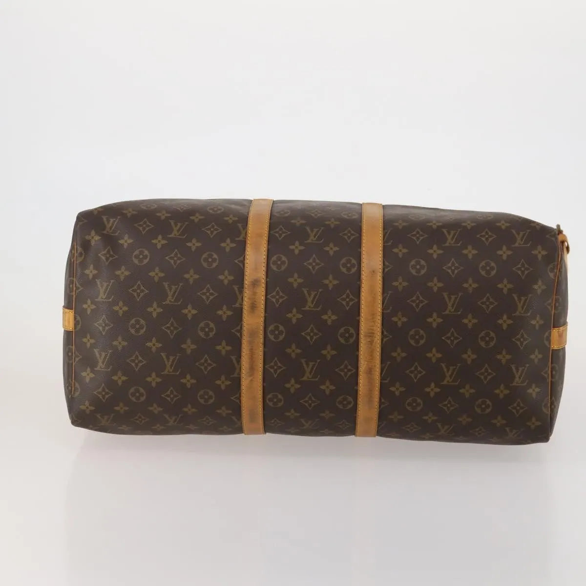 Louis Vuitton Keepall Bandoulière Canvas, Brown, Canvas, Travel Bag