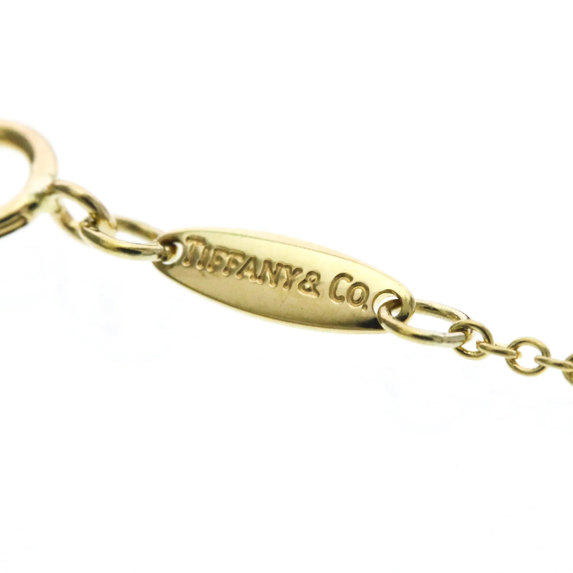 Tiffany & Co. Elsa Peretti Open Heart Pendant 18K Yellow Gold, Gold, Yellow Gold, Necklace