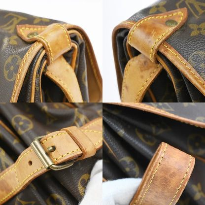 Louis Vuitton Saumur Monogram Canvas, Brown, Canvas, Shoulder Bag