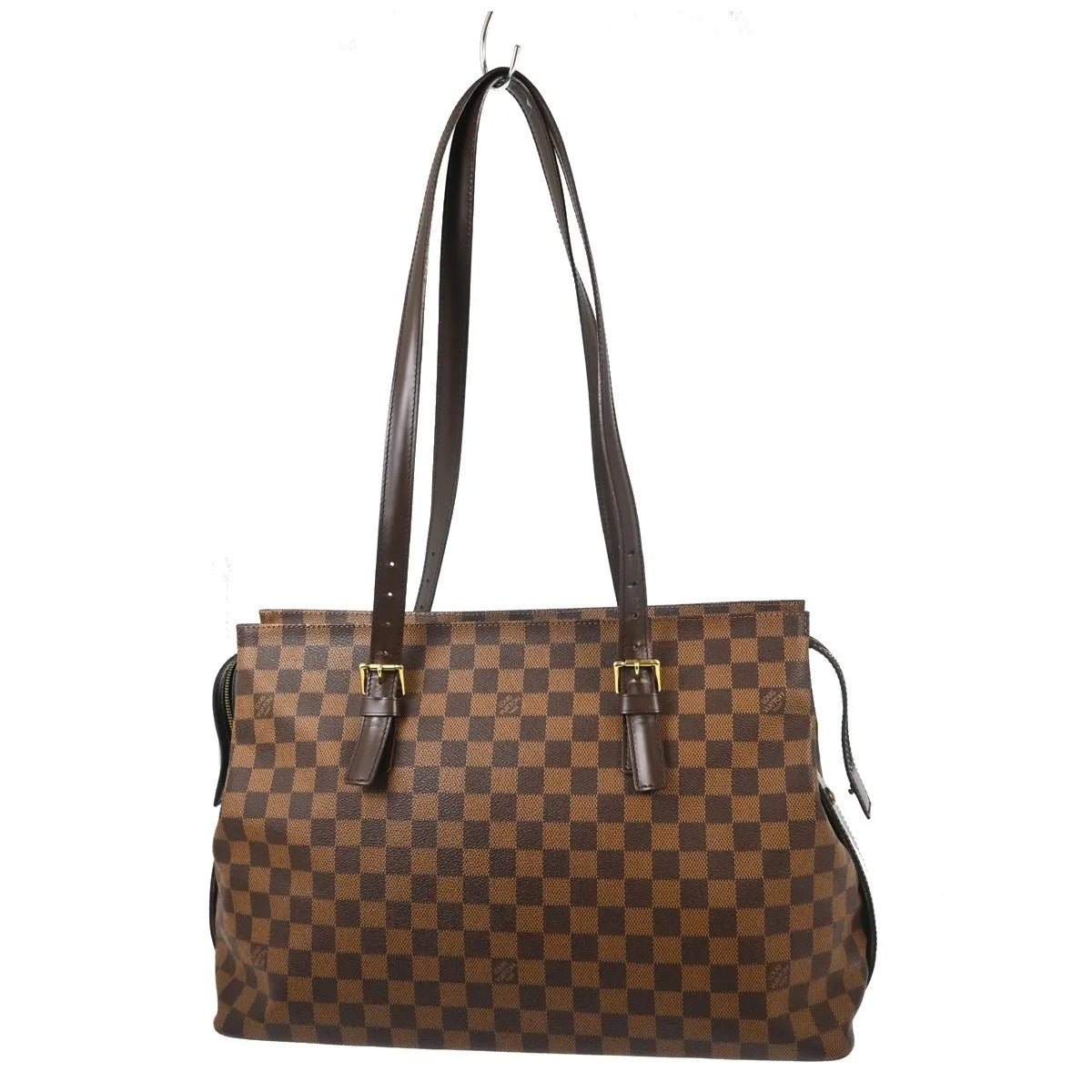 Louis Vuitton Chelsea Damier, Brown, Canvas, Tote Bag