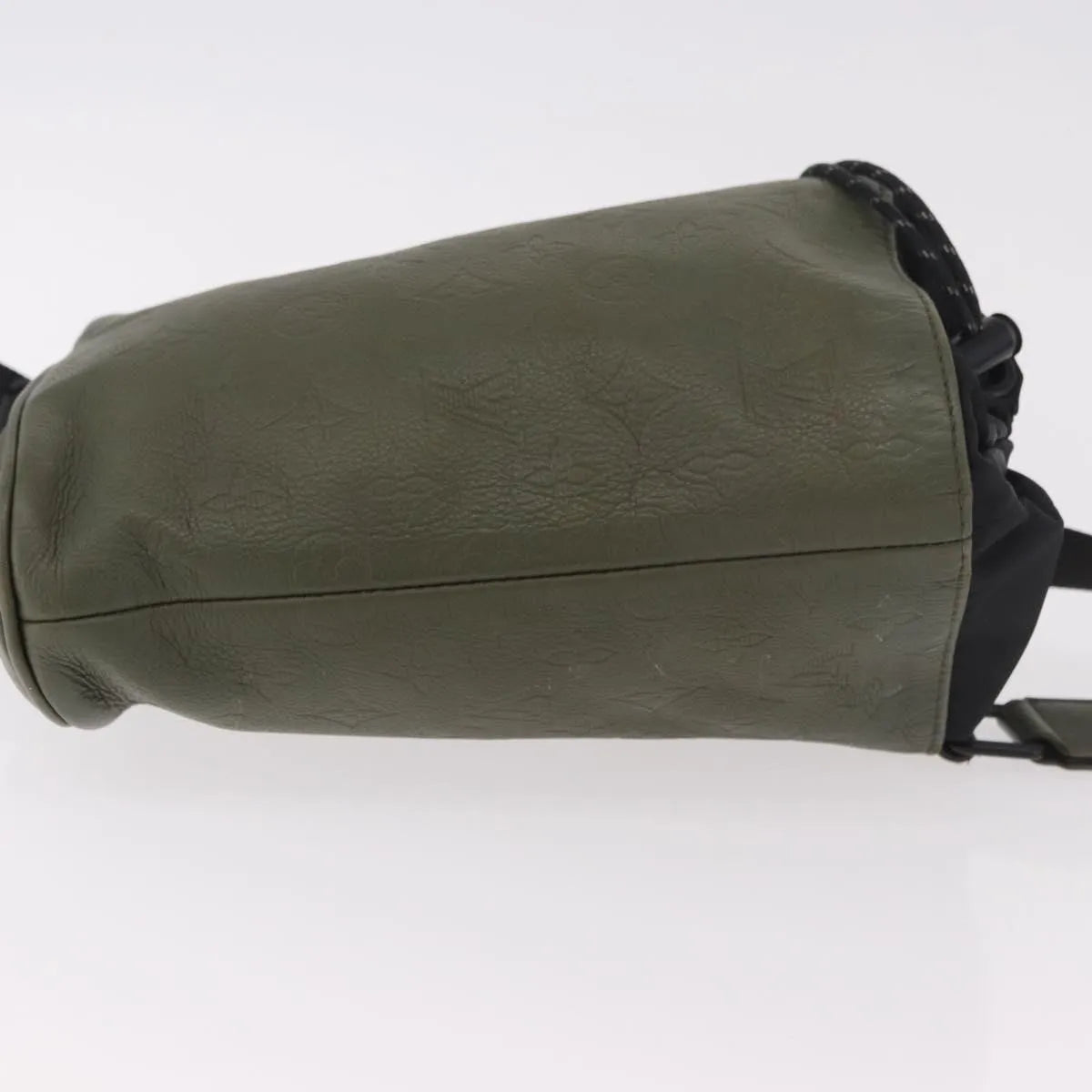 Louis Vuitton Chalk Sling Monogram Shadow Leather, Green, Canvas, Shoulder Bag