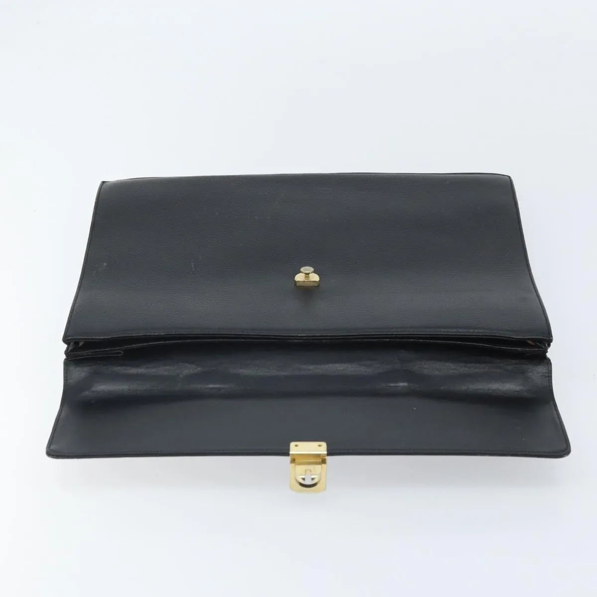 Burberry Vintage Leather, Black, Leather, Briefcase