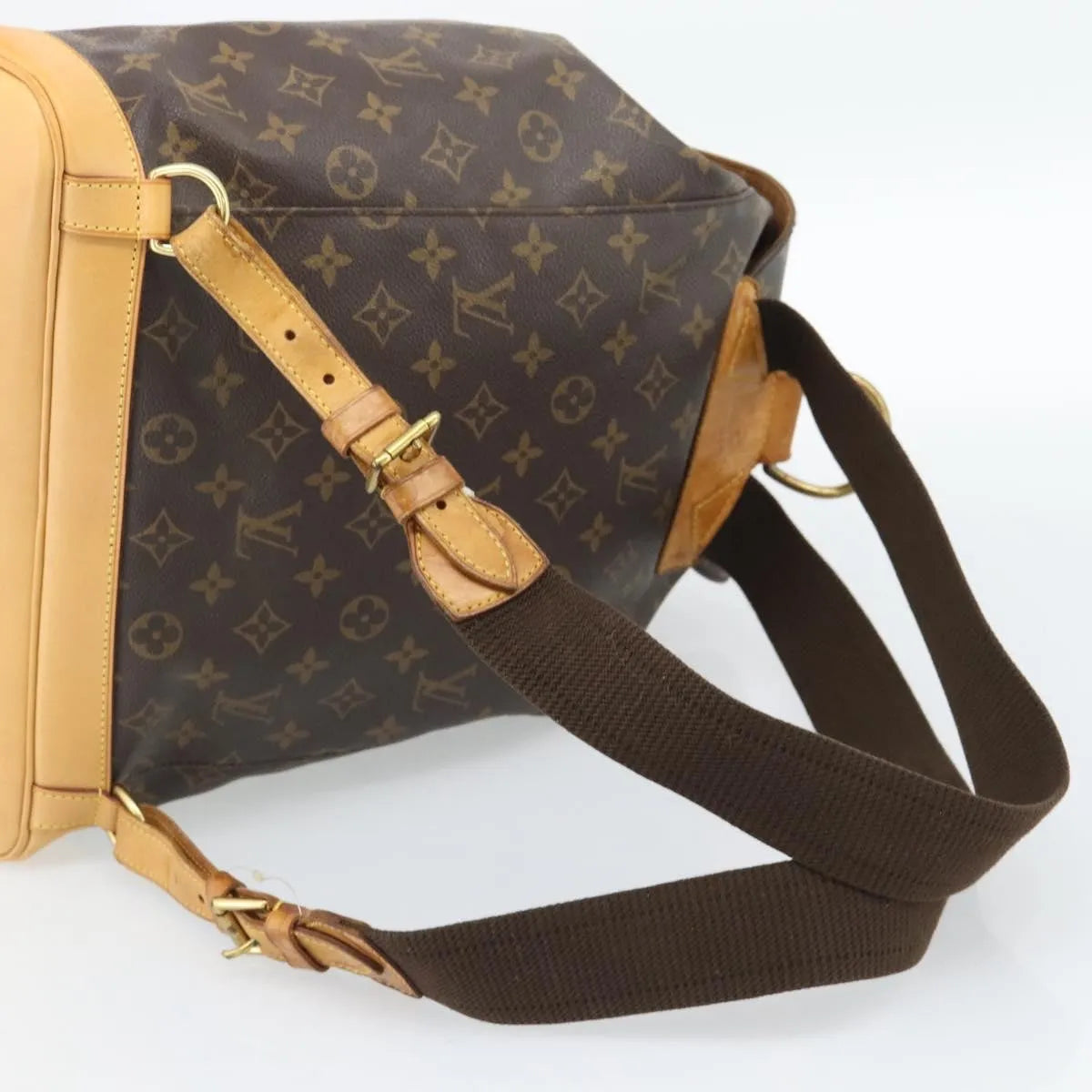 Louis Vuitton Vintage Montsouris Monogram Canvas, Brown, Canvas, Backpack