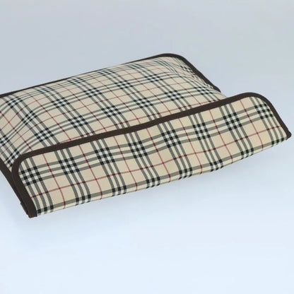 Burberry Nova check Pochette Canvas, Beige, Canvas, Clutch
